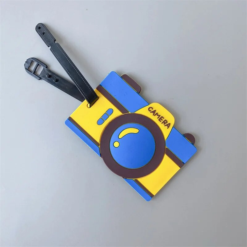 1Gb Bagāžas etiķete Radoša karikatūra čemodāns Modes stils Silīcija bagāžas nosaukums ID adreses etiķete Portatīvo ceļojumu piederumu etiķete