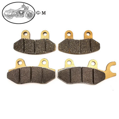 Mootorratta esi- / tagumiste piduriklotside komplektid SYM tagumiste ketaste mudelile Euro MX 125 2006-2009 Shark 4VR 125/150 R 2000-2002