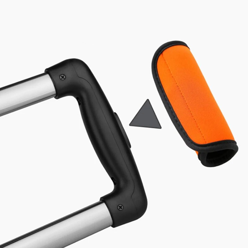 Ērts bagāžas roktura pārsegs Neoprēna čemodāna iesaiņojuma rokturis Mīksts identifikators Bērnu ratiņu roku balsts aizsargpārklājs rokturis aizsargs