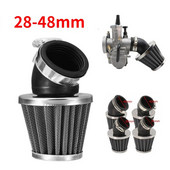 Universaalne mootorratta õhufilter, 28–48 mm koonusekujuline 45-kraadise painde sisendiga, universaalne mootorratta ATV Pit Dirt Bike rolleri jaoks