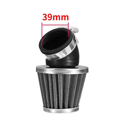 Universaalne mootorratta õhufilter, 28–48 mm koonusekujuline 45-kraadise painde sisendiga, universaalne mootorratta ATV Pit Dirt Bike rolleri jaoks