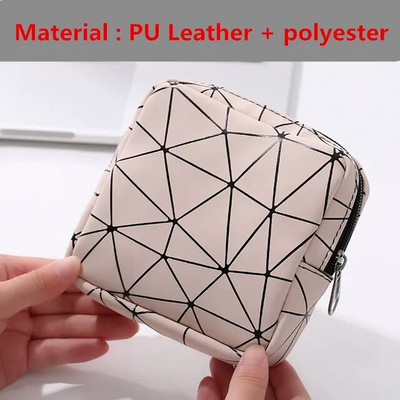 Torba za putne potrepštine Sanitarni pamučni jastučići Torbica za pohranu Ženske djevojčice Prijenosni mali kozmetički ruž za usne Torbica za ubruse Oganizer