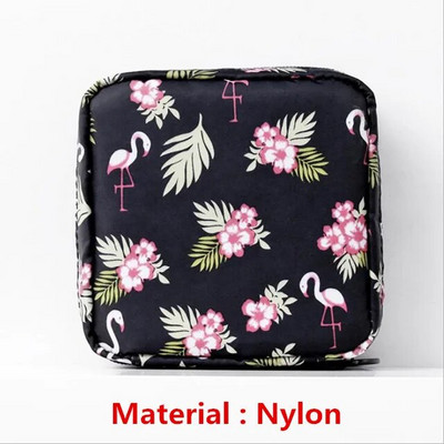 Torba za putne potrepštine Sanitarni pamučni jastučići Torbica za pohranu Ženske djevojčice Prijenosni mali kozmetički ruž za usne Torbica za ubruse Oganizer