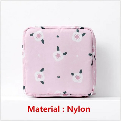 Torba za putne potrepštine Sanitarni pamučni jastučići Torbica za pohranu Ženske djevojčice Prijenosni mali kozmetički ruž za usne Torbica za ubruse Oganizer
