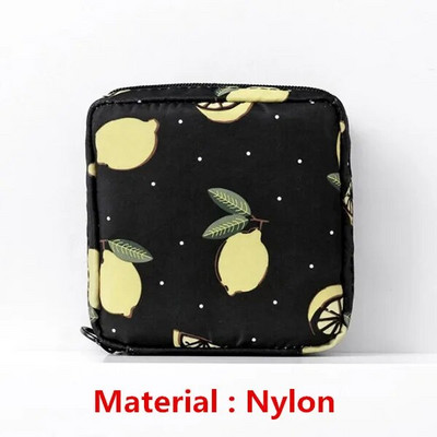 Torba za putne potrepštine Sanitarni pamučni jastučići Torbica za pohranu Ženske djevojčice Prijenosni mali kozmetički ruž za usne Torbica za ubruse Oganizer