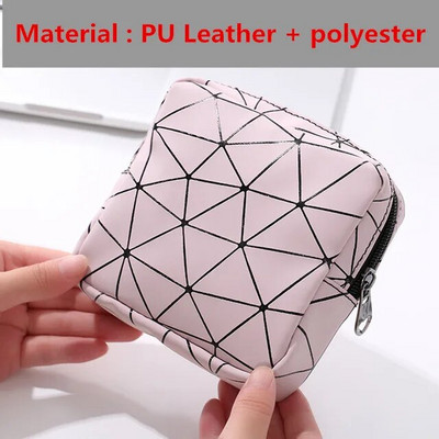 Torba za putne potrepštine Sanitarni pamučni jastučići Torbica za pohranu Ženske djevojčice Prijenosni mali kozmetički ruž za usne Torbica za ubruse Oganizer