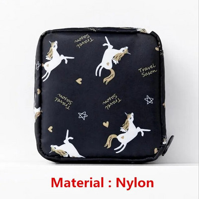 Torba za putne potrepštine Sanitarni pamučni jastučići Torbica za pohranu Ženske djevojčice Prijenosni mali kozmetički ruž za usne Torbica za ubruse Oganizer