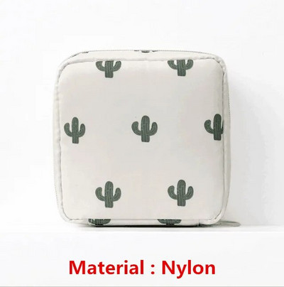 Torba za putne potrepštine Sanitarni pamučni jastučići Torbica za pohranu Ženske djevojčice Prijenosni mali kozmetički ruž za usne Torbica za ubruse Oganizer