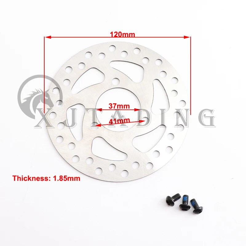 120 mm 140 mm roostevabast terasest 3 auguga ketaspiduri detaili rootor jalgratta elektrilise tõukeratta tarvikute jaoks