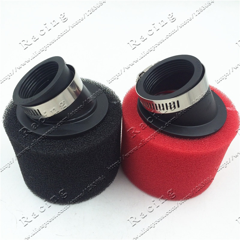 32mm-48mm ATV PIT DIRT BIKE 45 stupnjeva POD KOTOM PJENASTI Čistač čaure filtra zraka 110cc 125cc CRVENI CRF50 XR50 CRF