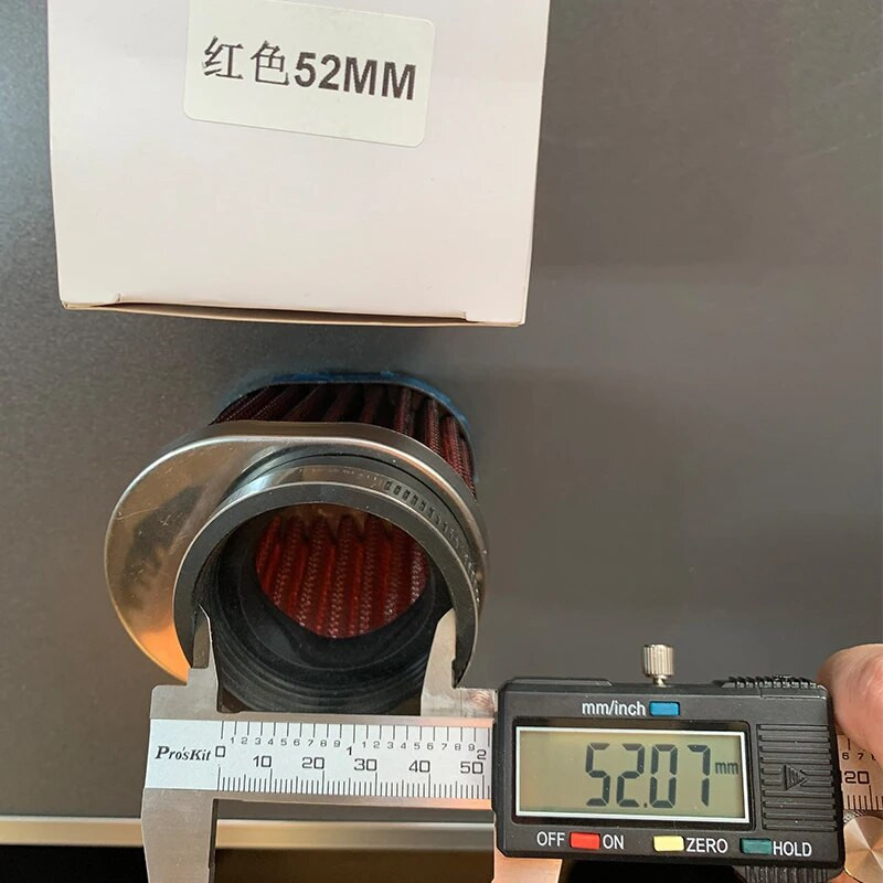 Motocikla gaisa filtra 42-60 mm Universālie augstas plūsmas sporta gaisa ieplūdes filtru tīrītāju komplekti Suzuki Honda Yamaha Kawasaki