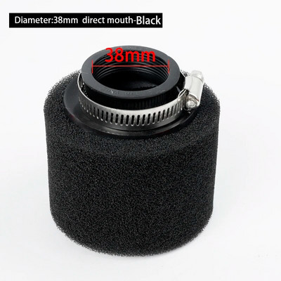35mm 38mm 42mm 45mm 48mm must ja punane vahtplastist õhufiltri käsnapuhastusvahend mopeedi tõukeratas, mustusekarbi mootorratas
