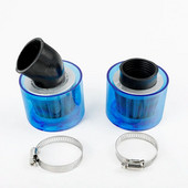 Zils universāls motociklu 35 mm 38 mm motociklu šļakatu necaurlaidīgs gaisa filtra tīrītājs 50 cc 110 cc 125 cc 140 cc 250 cc ATV PIT netīrumu velosipēdam