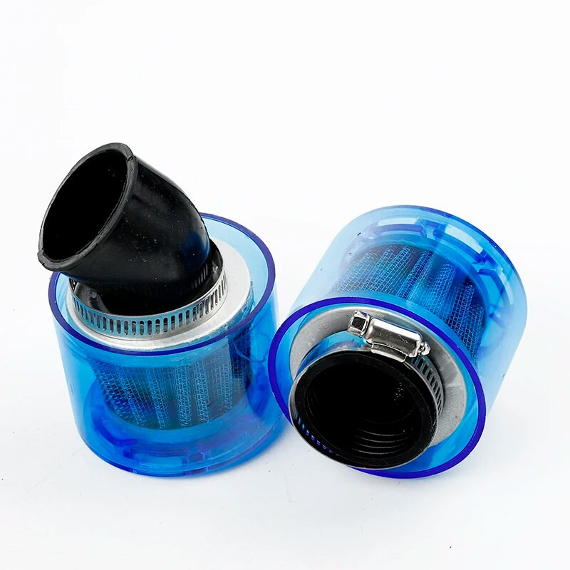 Zils universāls motociklu 35 mm 38 mm motociklu šļakatu necaurlaidīgs gaisa filtra tīrītājs 50 cc 110 cc 125 cc 140 cc 250 cc ATV PIT netīrumu velosipēdam