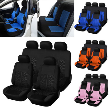 Επώνυμα Κεντήματα Καλύμματα Καθισμάτων Αυτοκινήτου Σετ Car Organizer Universal για γκολφ 4 Για Citroen C4 Για izh 2126 Για Hyundai Ai 20 Για Honda