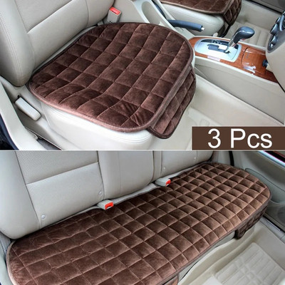 Automašīnas sēdekļa pārvalks priekšējais aizmugurējais auduma spilvens elpojošs automašīnas sēdekļa aizsargpaklājs, universāls auto salons kravas automašīnas SUV furgons