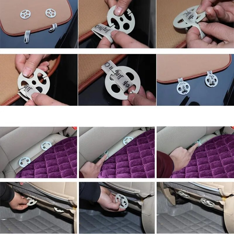 Automašīnas sēdekļa pārvalks priekšējais aizmugurējais auduma spilvens elpojošs automašīnas sēdekļa aizsargpaklājs, universāls auto salons kravas automašīnas SUV furgons