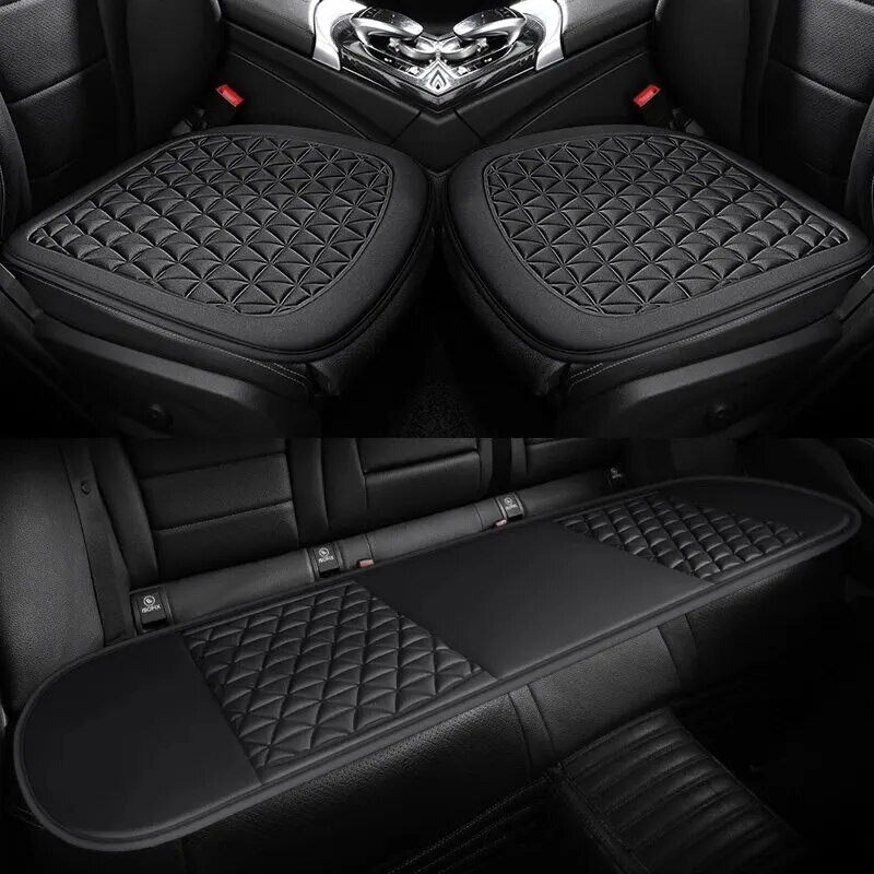 Elpojoša auduma automašīnas sēdekļa pārvalks 3D trīsstūrveida ieliekts izliekts gurnu masāžas pārvalks Vispārējs automašīnas sēdekļa spilvens ar atzveltnes spilvenu