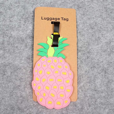 Uued Pineapple`i reisitarvikud Creative Pagasimärgis Silikageel Kohvri ID Aadressihoidja Pagasi pardaleminekusildid Kaasaskantav etikett