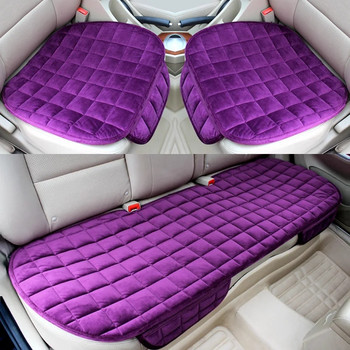 Κάλυμμα καθίσματος αυτοκινήτου Αξεσουάρ αυτοκινήτου Μπροστινό πίσω συρόμενο ύφασμα Χειμερινό ζεστό μαξιλάρι Αναπνεύσιμο προστατευτικό μαξιλαράκι mat Universal Auto εσωτερικό