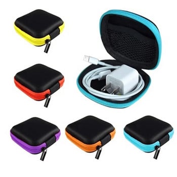 Eva Mini Преносима чанта за слушалки Портмоне за монети Калъф за слушалки USB кабел Кутия за съхранение Портфейл Чанта за носене Аксесоар за слушалки 2024