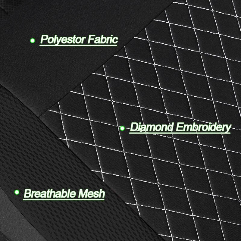 AUTOYOUTH Futbola bumbas stila automašīnu sēdekļu pārvalku komplekts, universāls, piemērots lielākajai daļai salona piederumu Peugeot 307 golf 4 mercedes toyota