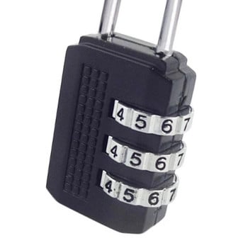 Κλειδαριά 3 ψηφίων κωδικού πρόσβασης Κλειδαριά ασφαλείας από κράμα ψευδαργύρου Βαλίτσα αποσκευών με κωδική κλειδαριά Λουκέτο ντουλαπιού