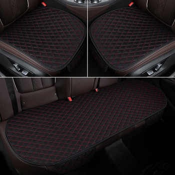 Λινά καλύμματα καθισμάτων αυτοκινήτου για όλες τις εποχές Premium λινάρι Αντιολισθητικό προστατευτικό καθισμάτων οχημάτων Universal Ταιριάζει στα περισσότερα φορτηγά SUV Van