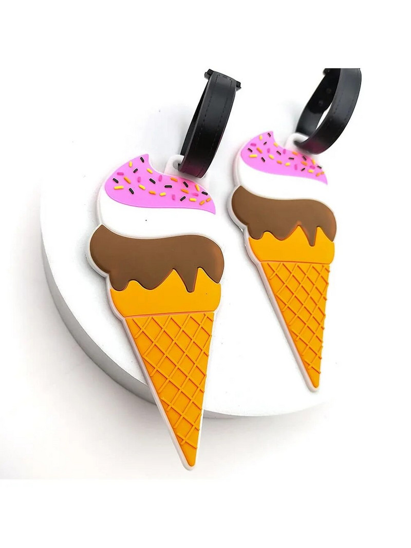 1Gb Ceļojumu piederumi Čemodāna bagāžas etiķetes Jauka multfilma Bagāžas etiķete Silīcija plastmasas čemodāna ID adreses turētāja kartes vāciņš