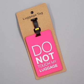 Аксесоари за пътуване “Keep Calm” Етикет за пътуване на багаж Силикагел Куфар ID Адрес Притежател Етикет за качване на багаж Преносим етикет