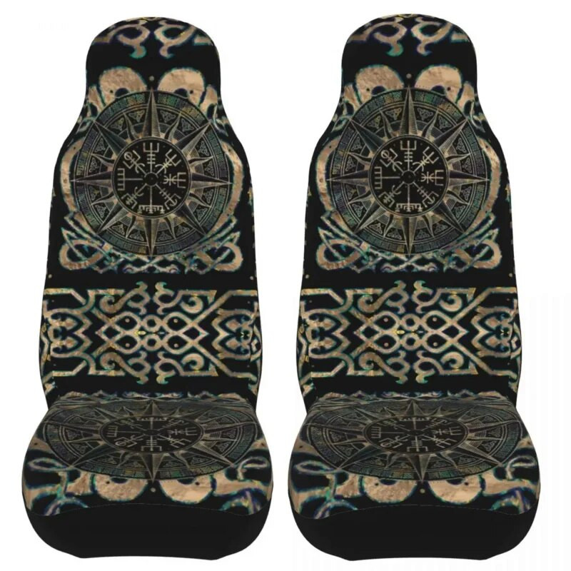 Vegvisir Viking Compass Προστατευτικό κάλυμμα καθισμάτων αυτοκινήτου Εσωτερικά αξεσουάρ για SUV Runes Καλύμματα καθισμάτων αυτοκινήτου Compass Αξεσουάρ αυτοκινήτου