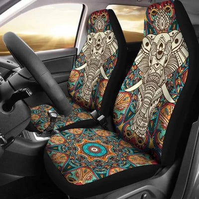 Mandala kuld, kate, hipi spirituaalne, tarvikud, auto, lillelised, istmekatted, kingitus talle päikesetrükk 2tk