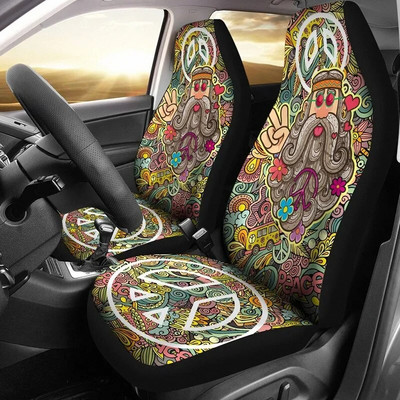 Mandala kuld, kate, hipi spirituaalne, tarvikud, auto, lillelised, istmekatted, kingitus talle päikesetrükk 2tk
