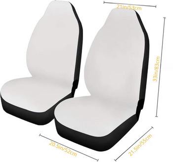 Горски цветни гъби Калъфи за седалки за кола 2 бр./компл. Разтегливи калъфи за предни седалки Автомобилен интериорен протектор Авто кофа Калъф за седалка