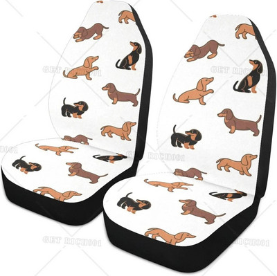 Karikatūra Taksis Drukāt Automašīnu sēdekļu pārvalku komplekti, Auto aksesuāri Salona dekors 2Gb Aizsargi auto kravas SUV Cartoon