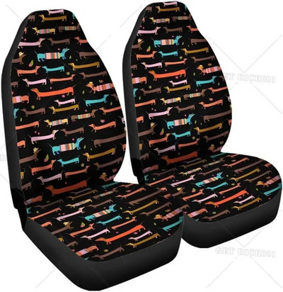 Karikatūra Taksis Drukāt Automašīnu sēdekļu pārvalku komplekti, Auto aksesuāri Salona dekors 2Gb Aizsargi auto kravas SUV Cartoon