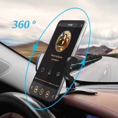 Autotelefoni hoidik universaalne armatuurlaud Easy Clip Mount GPS-ekraani kronstein Auto mobiiltelefoni tugi iPhone Samsung Xiaomi jaoks