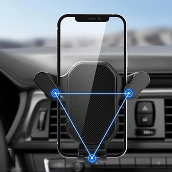 Универсален държач за телефон за кола Gravity Mobile Stand GPS Support Auto Air Vent Mount за IPhone 14 13 12 11 Pro Max Xr Xiaomi Samsung