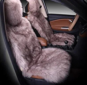 Silti plīša automašīnas sēdekļu pārvalki Universālie garas vilnas kažokādas automašīnas priekšējo sēdekļu aizsargpaklājiņš auto aksesuāriem Auto sēdekļa aizsargs