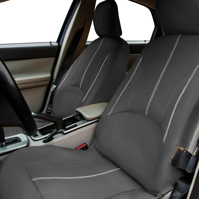 Automašīnas sēdekļa pārvalku komplekts elpojošs PU ādas transportlīdzekļa sēdekļa spilvens, pilns ieskaujošs pārklājs automašīnai, pilnībā aizsargājošs spilventiņš, piemērots 5 sēdvietām