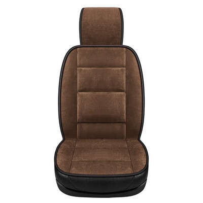 Automašīnas siltais sēdekļa pārvalks Biezs plīša ziemas sēdekļa spilvena aizsargs Universāls automašīnas salona sēdekļi Mīksts paklājiņš Auto piederumi