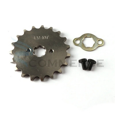 420# 17mm 10 11 12 13 14 15 16 17 18 19T Zobu priekšējais dzinēja zobrats Dirt Pit Monkey Dax Bike Go Kart ATV kvadraciklam