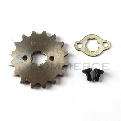 420# 17mm 10 11 12 13 14 15 16 17 18 19T Zobu priekšējais dzinēja zobrats Dirt Pit Monkey Dax Bike Go Kart ATV kvadraciklam