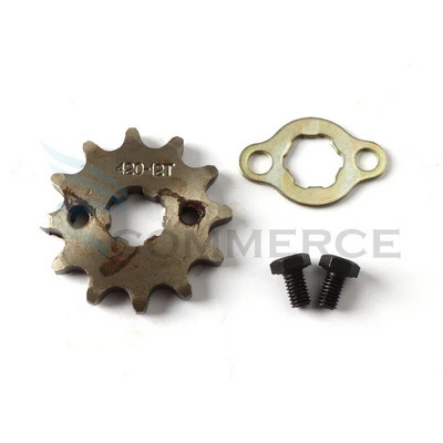 420# 17mm 10 11 12 13 14 15 16 17 18 19T Zobu priekšējais dzinēja zobrats Dirt Pit Monkey Dax Bike Go Kart ATV kvadraciklam