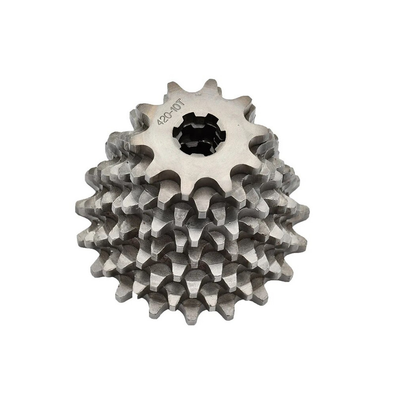 420# 17mm 10 11 12 13 14 15 16 17 18 19T Zobu priekšējais dzinēja zobrats Dirt Pit Monkey Dax Bike Go Kart ATV kvadraciklam