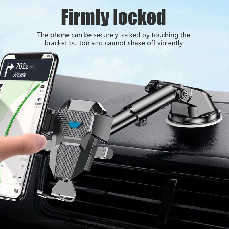 Automašīnas mobilā tālruņa turētāja piesūcekņa tips grozāms mobilā tālruņa navigācijas atbalsta rāmis instrumentu panelis mobilā tālruņa turētājs