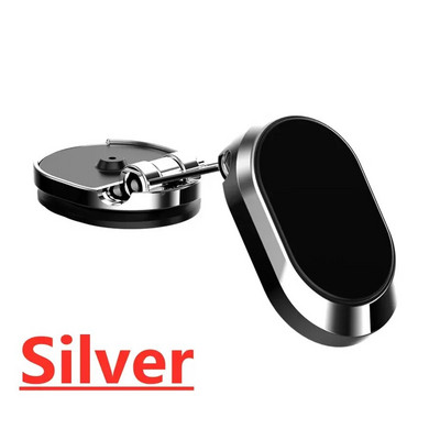 Uus auto magnetiline telefonihoidik Kokkupandav tugeva magnetiga mobiiltelefoni metallist alus GPS-i tugi iPhone 13 12 Xiaomi Samsungile
