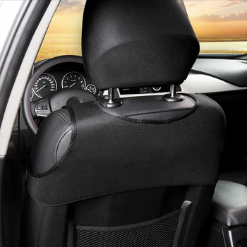 2 бр./компл. Калъфи за автомобилни седалки Мрежеста гъба Аксесоари за интериора Тениска 3-цветен калъф за предни столчета за кола/камион/Va/SUV Универсален