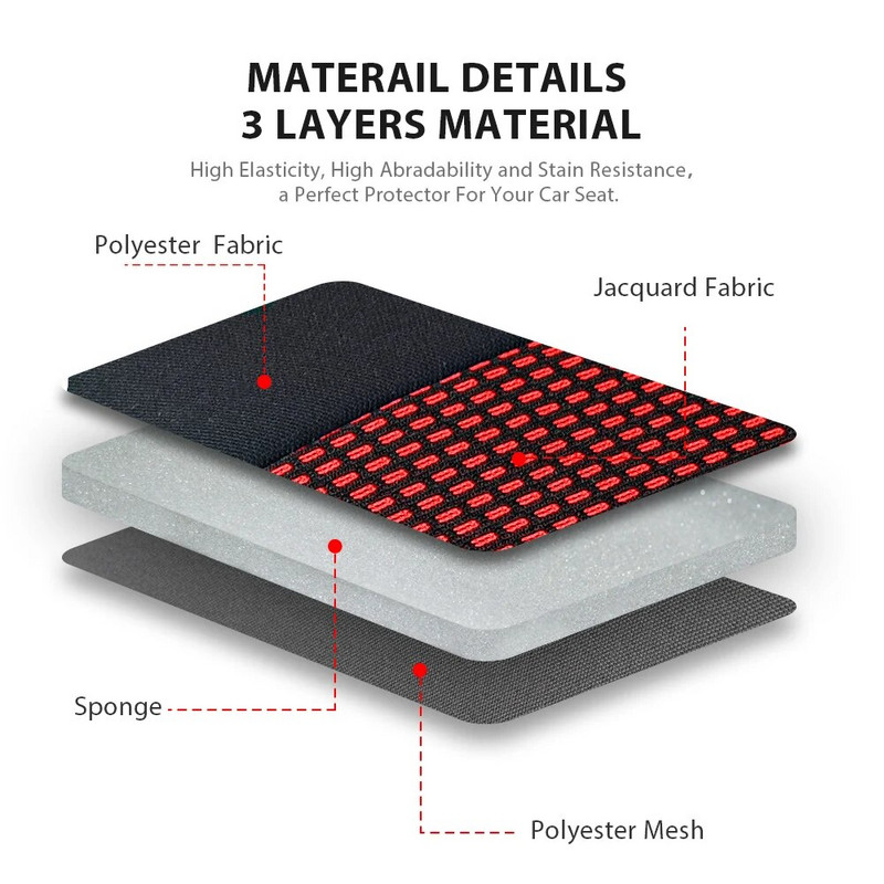 2gab/komplekts Automašīnu sēdekļu pārvalki Tīklveida sūklis salona aksesuāri T krekls 3 krāsu priekšējais auto sēdekļa pārsegs vieglajam/kravas auto/va/SUV universāls