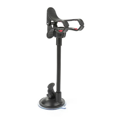 Elastīgs 360 grādu tālruņa automašīnas turētāja stiprinājums, vējstikls, mobilā tālruņa turētājs atpakaļskata spoguļa kronšteins, universāls GPS automašīnas statīvs